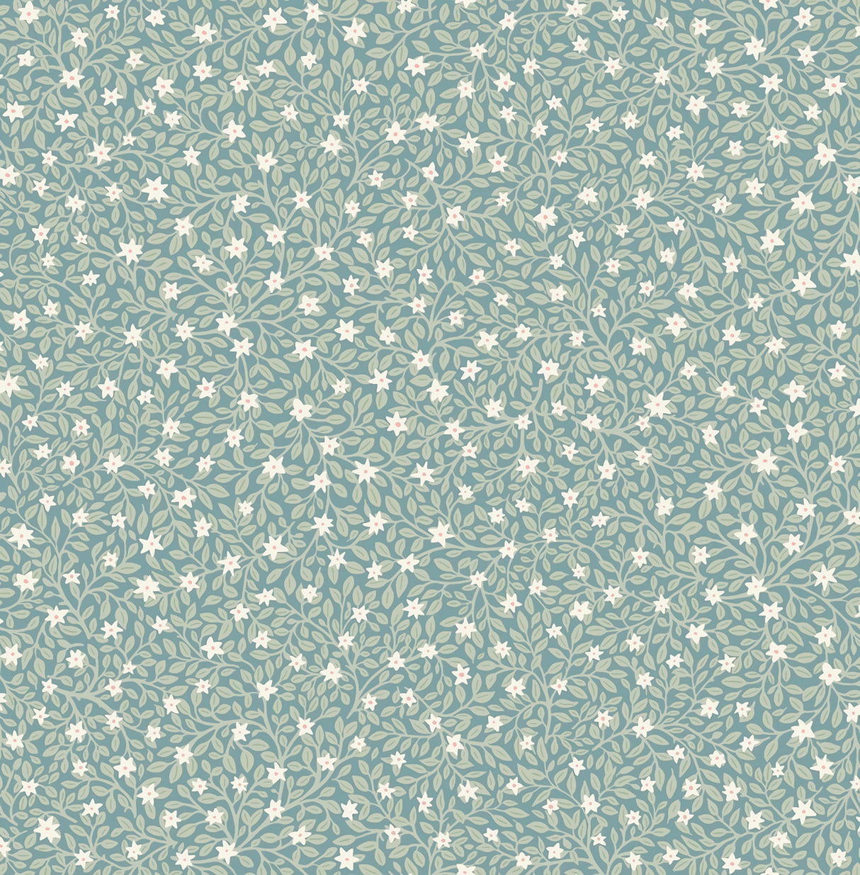Eijffinger 316054 Marguerite Sea Green Floral Wallpaper