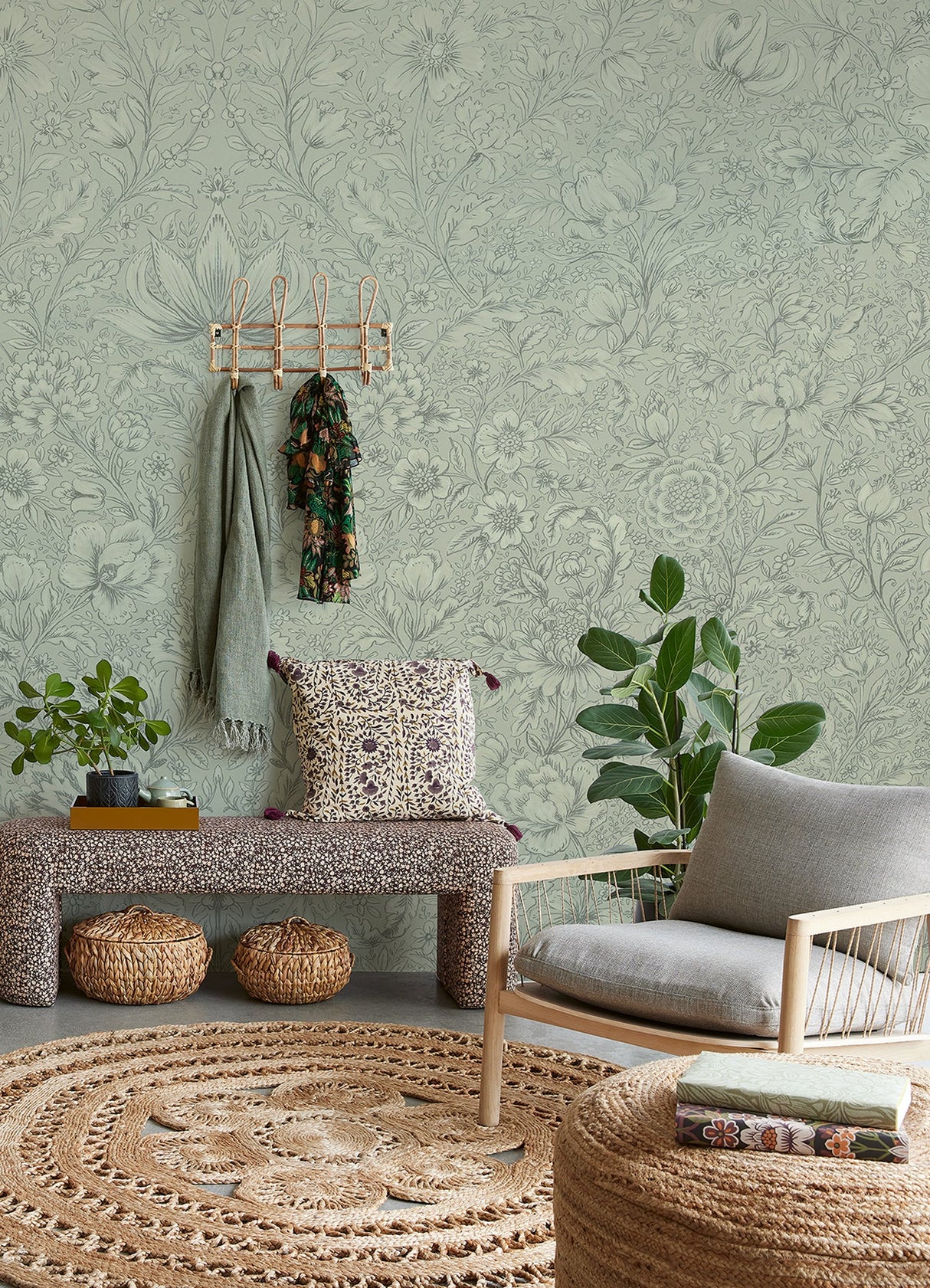 Eijffinger 316084 Sage Rosarium Wall Mural