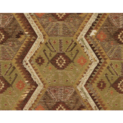 KRAVET COUTURE 32357.630.0 VINTAGE KILIM SAGE Fabric - Eade's Wallpaper