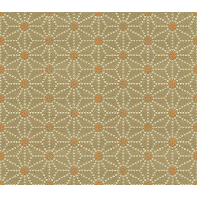 KRAVET CONTRACT 32849.1216.0 JAPONICA MANDARIN DOT Fabric - Eade's Wallpaper
