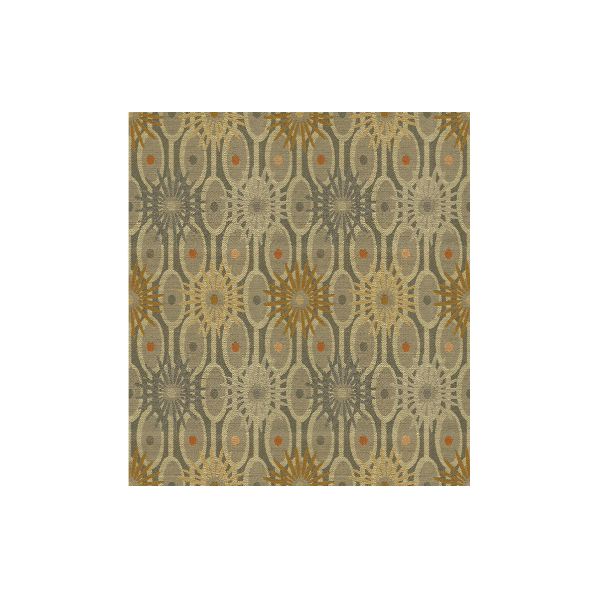 KRAVET CONTRACT 32894.1211.0 BURST OUT TOFFEE Fabric - Eade's Wallpaper
