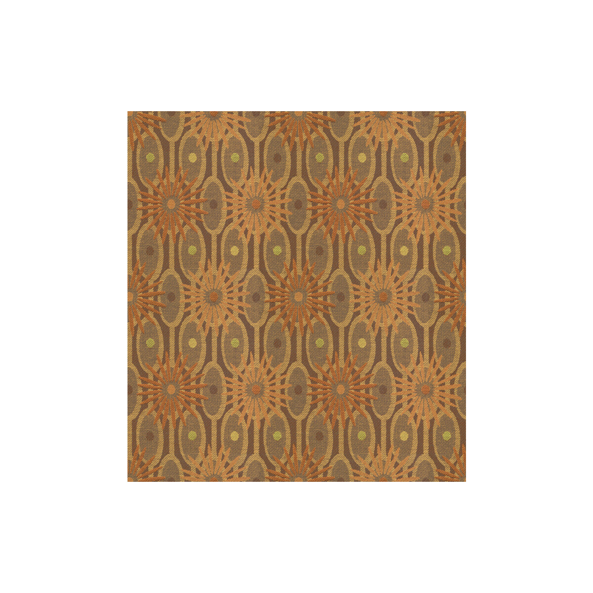 KRAVET CONTRACT 32894.612.0 BURST OUT TIGERLILY Fabric - Eade's Wallpaper