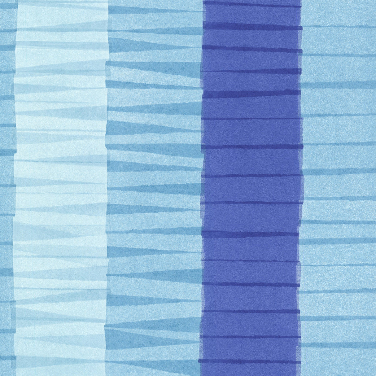 Eijffinger 330231 Cala Nova Aqua Layered Crepe Stripe Wallpaper