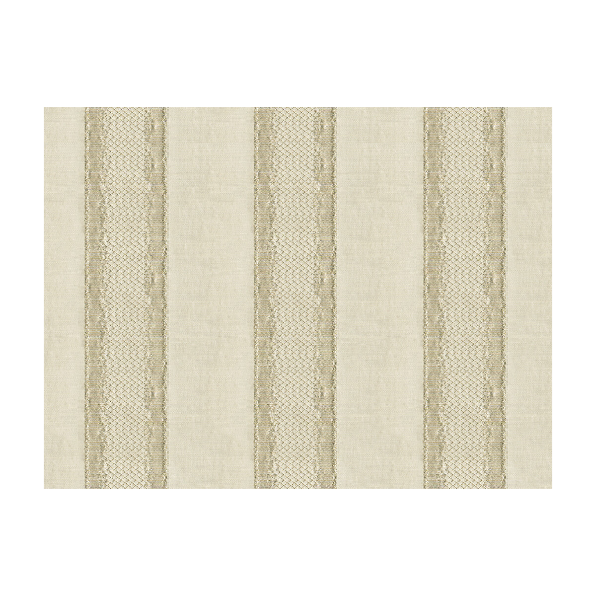 KRAVET COUTURE 33279.1.0 GILDED STRIPE CHAMPAGNE Fabric - Eade's Wallpaper