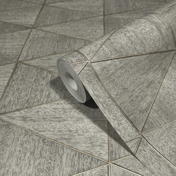 Galerie 33355 Grey Graphic - Eade's Wallpaper