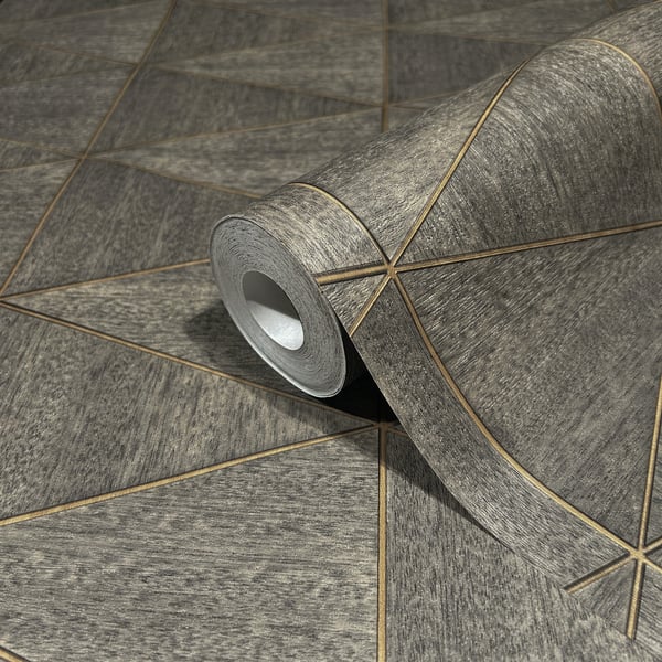 Galerie 33360 Brown Graphic - Eade's Wallpaper