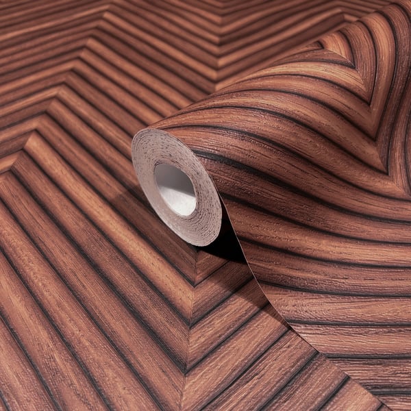 Galerie 33379 Red Wood optics - Eade's Wallpaper
