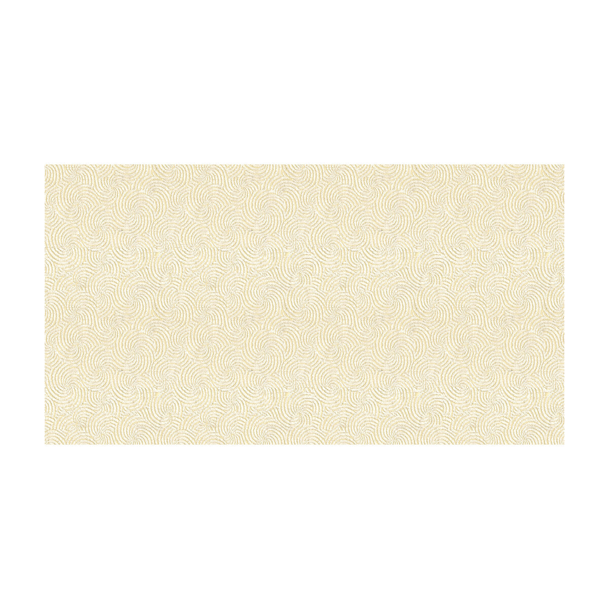 KRAVET COUTURE 33465.1.0 CHIC SWIRL CHAMPAGNE Fabric - Eade's Wallpaper