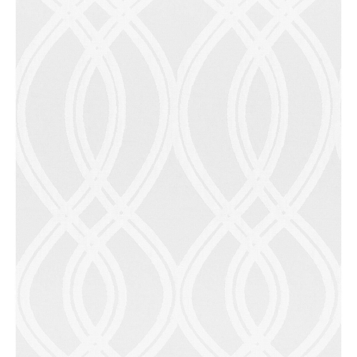 KRAVET CONTRACT 33467.1.0 OAK OGEE WHITE Fabric - Eade's Wallpaper