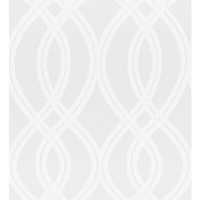 KRAVET CONTRACT 33467.1.0 OAK OGEE WHITE Fabric - Eade's Wallpaper