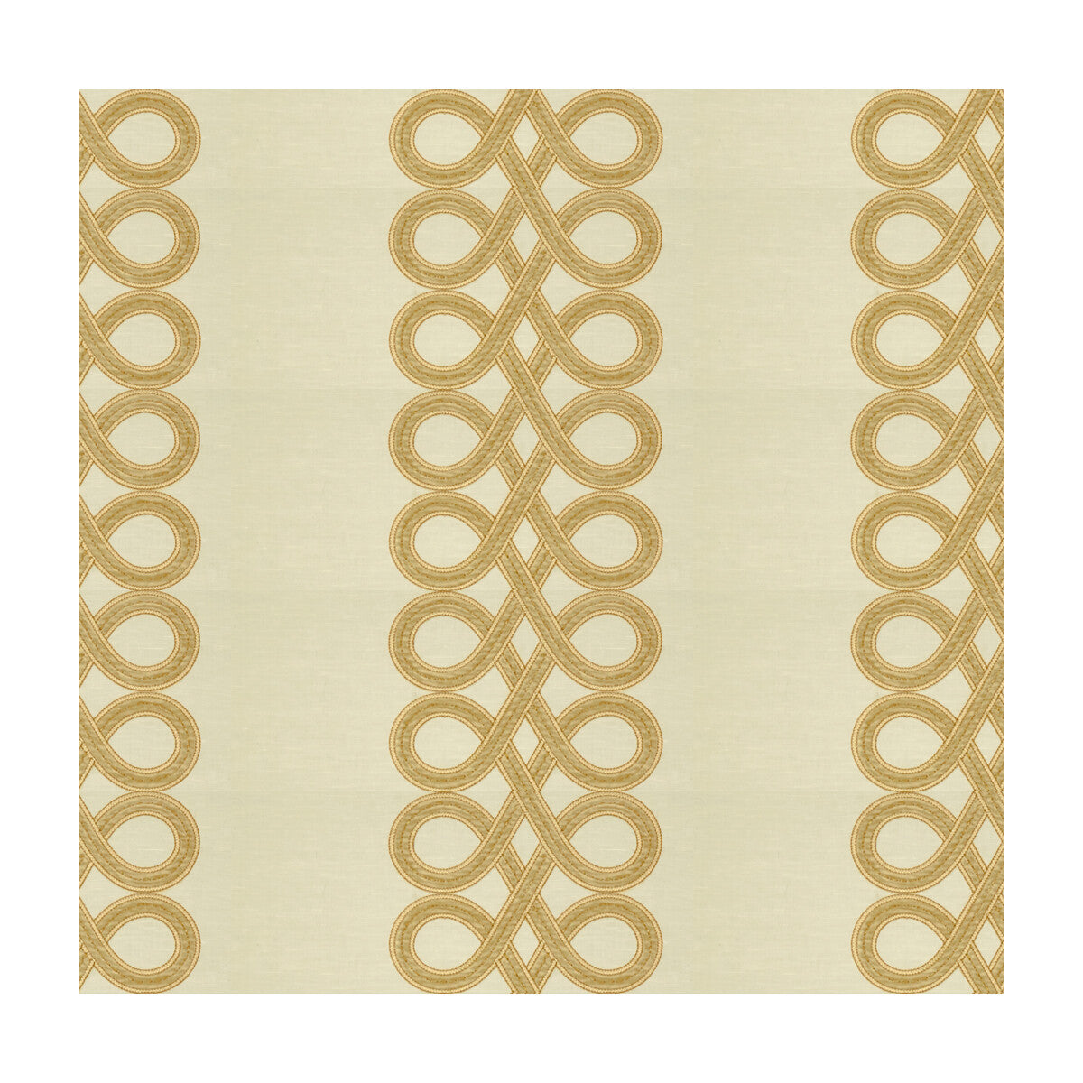 KRAVET COUTURE 33543.116.0 THE TWIST WHITE GOLD Fabric - Eade's Wallpaper