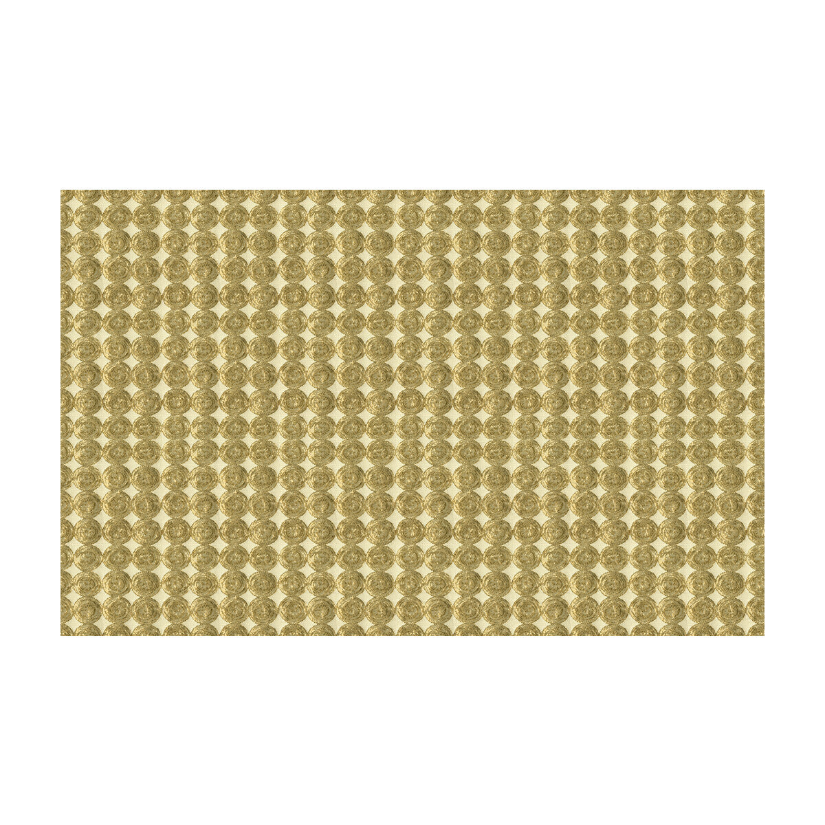 KRAVET COUTURE 33557.4.0 RARE COIN WHITE GOLD Fabric - Eade's Wallpaper