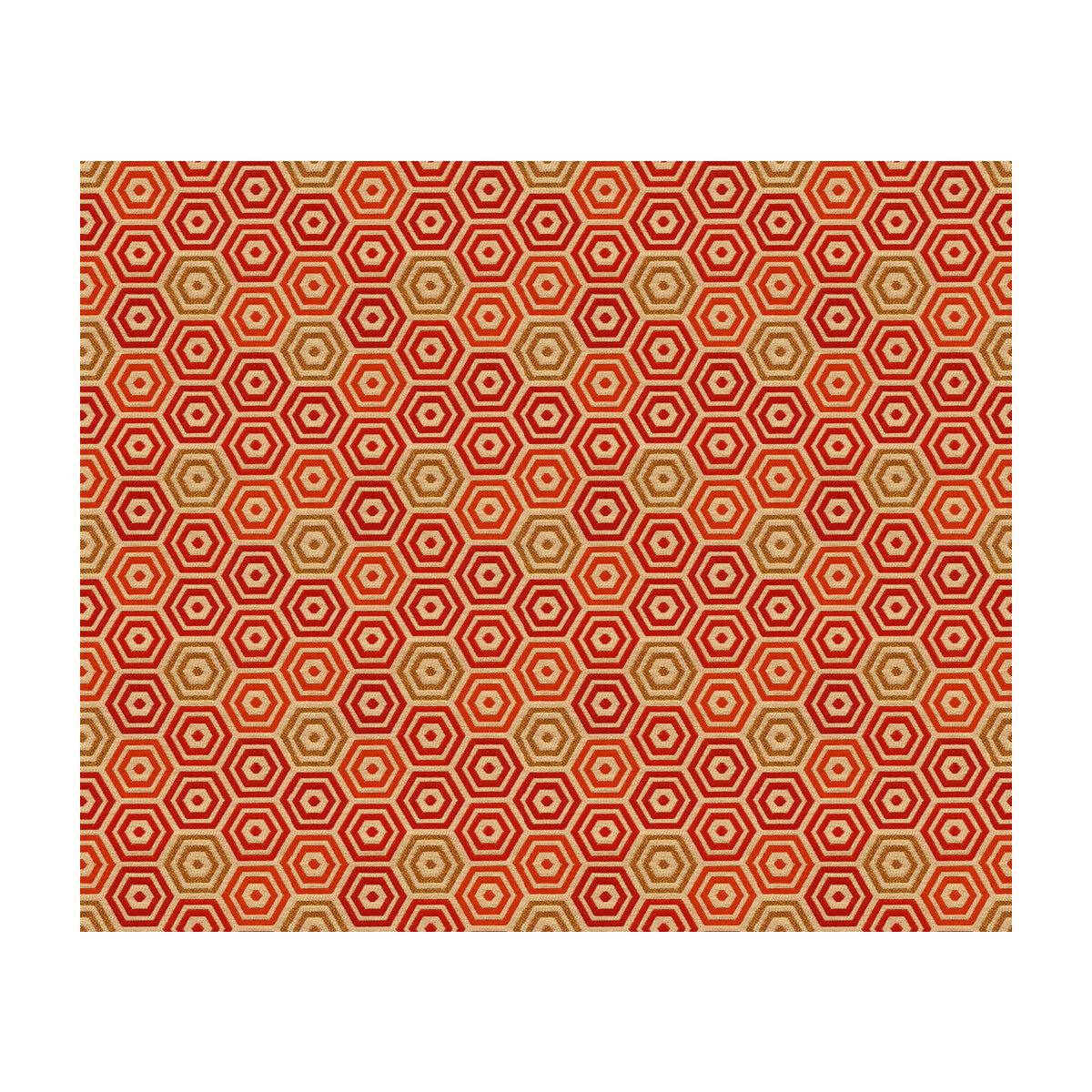 KRAVET CONTRACT 33638.419.0 TORINA PERSIMMON Fabric - Eade's Wallpaper