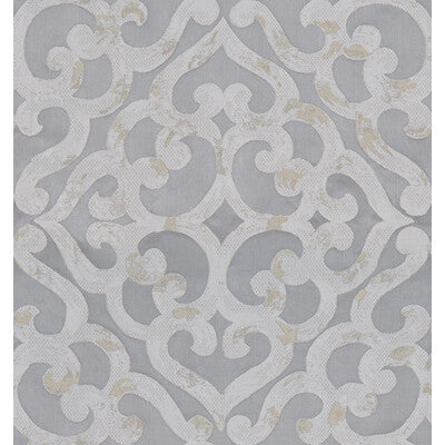 KRAVET DESIGN 33799.106.0 KURRAJONG SILVER Fabric - Eade's Wallpaper