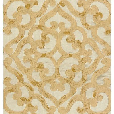 KRAVET DESIGN 33799.416.0 KURRAJONG GOLD Fabric - Eade's Wallpaper