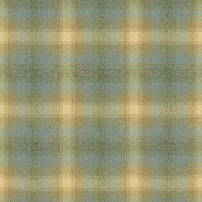 KRAVET COUTURE 33912.1615.0 TOBOGGAN PLAID SILVER BLUE Fabric - Eade's Wallpaper