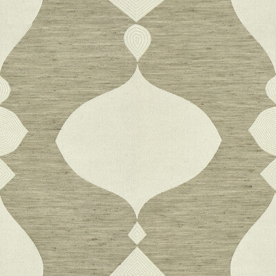 KRAVET COUTURE 33995.11.0 BEAD STRAND FLINT GREY Fabric - Eade's Wallpaper