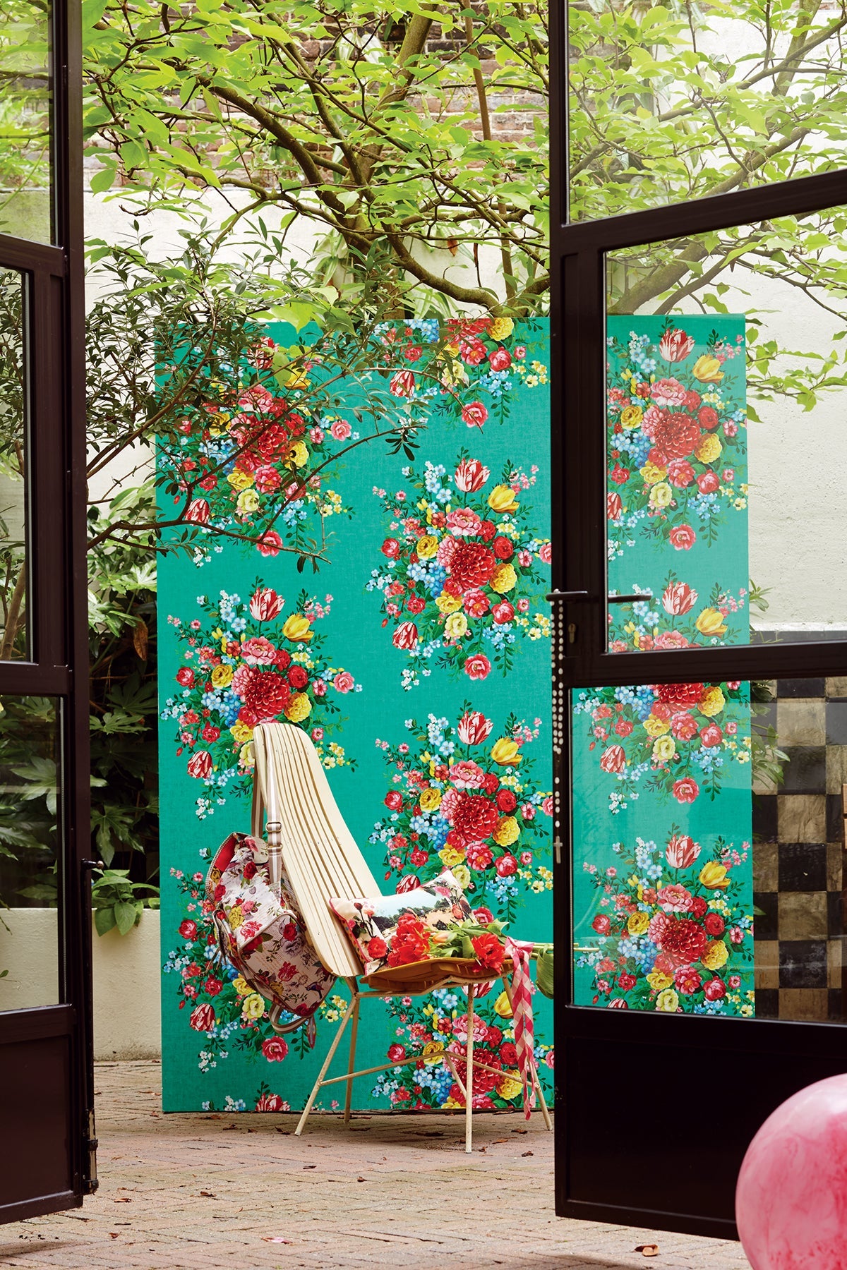 Eijffinger 341046 Ayaanle Green Dutch Painters Floral Wallpaper