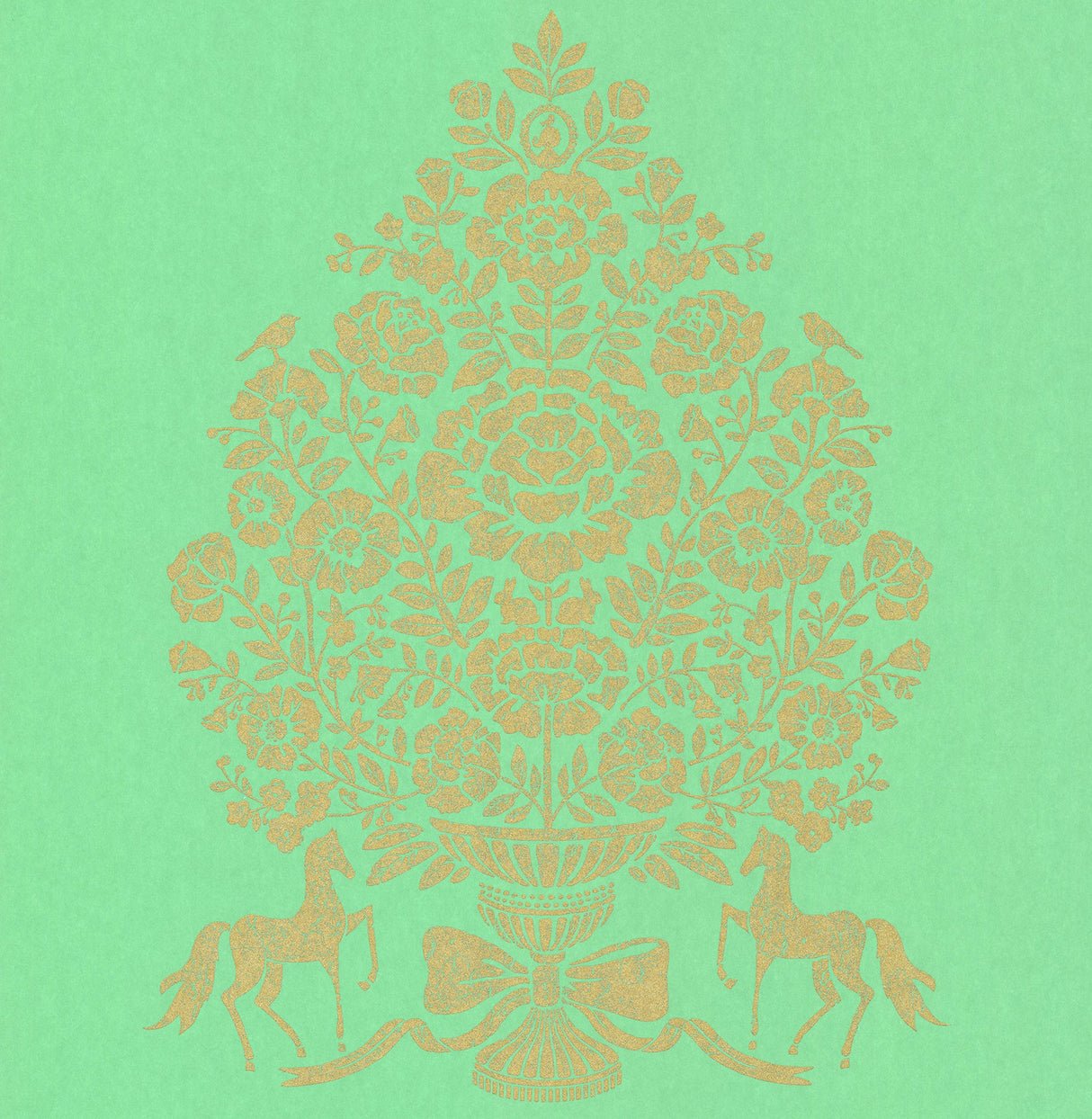 Eijffinger 341055 Till Turquoise President Damask Wallpaper
