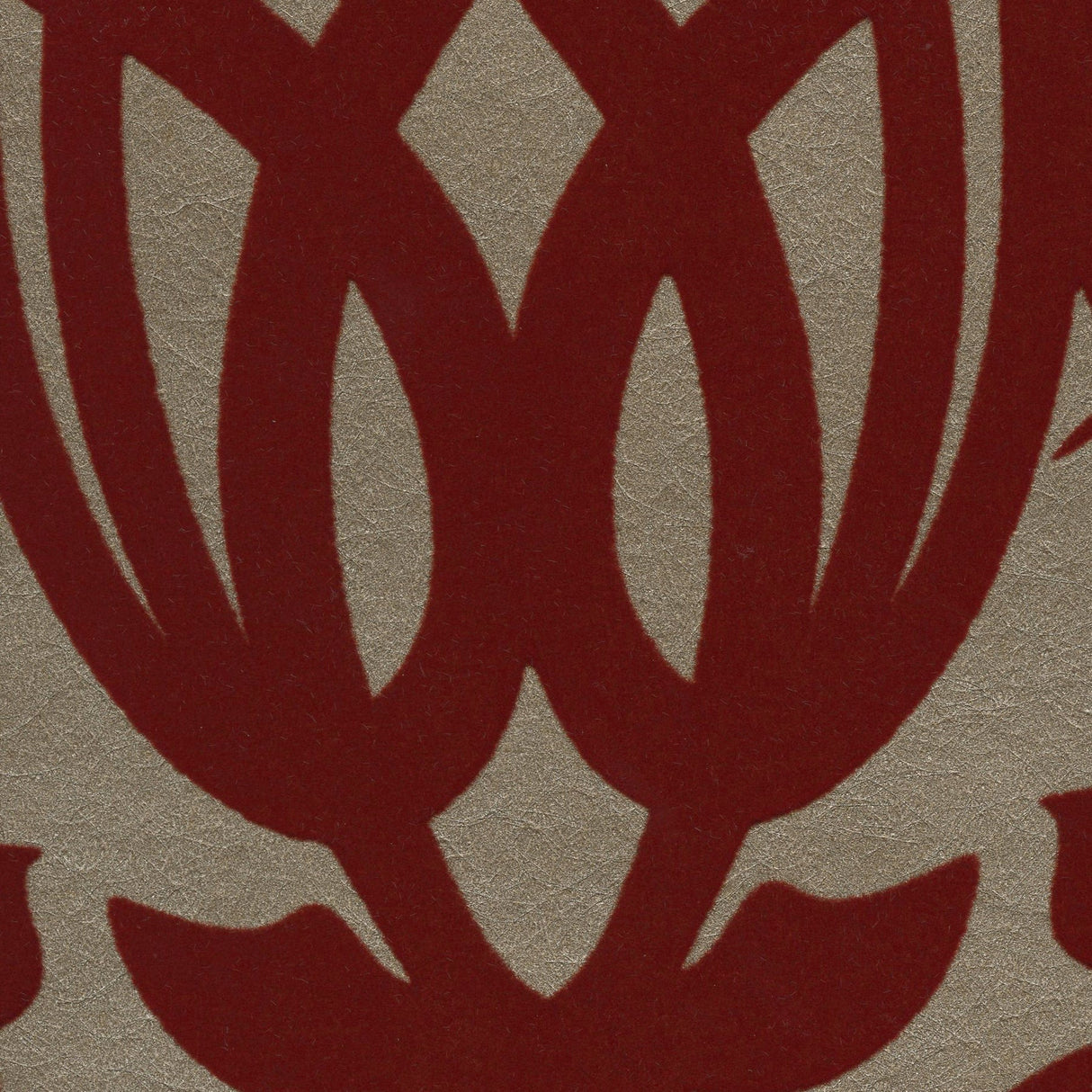 Eijffinger 341721 Sahrzad Red Nouveau Damask Wallpaper