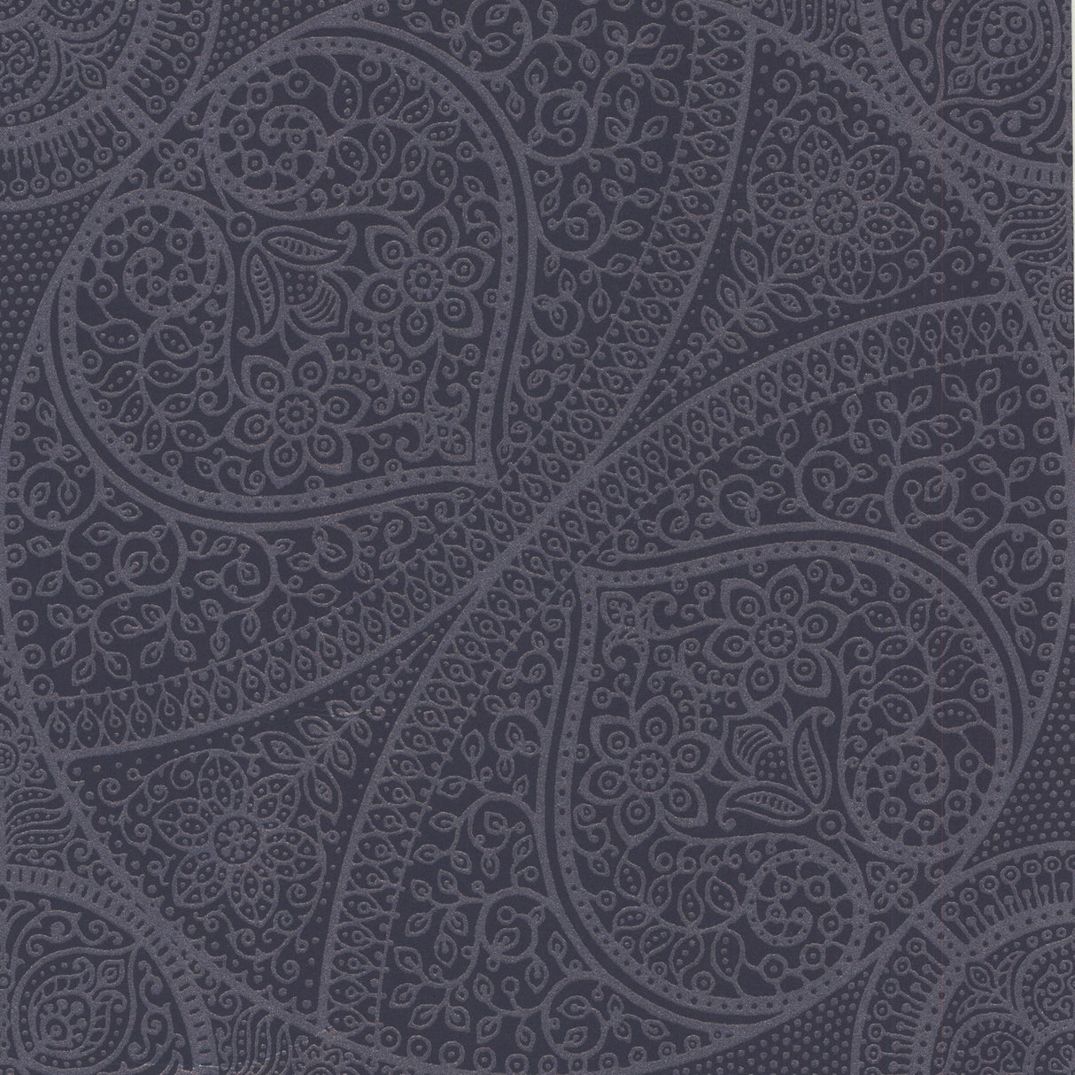 Eijffinger 341756 Yasamin Blueberry Mehndi Medallion Wallpaper