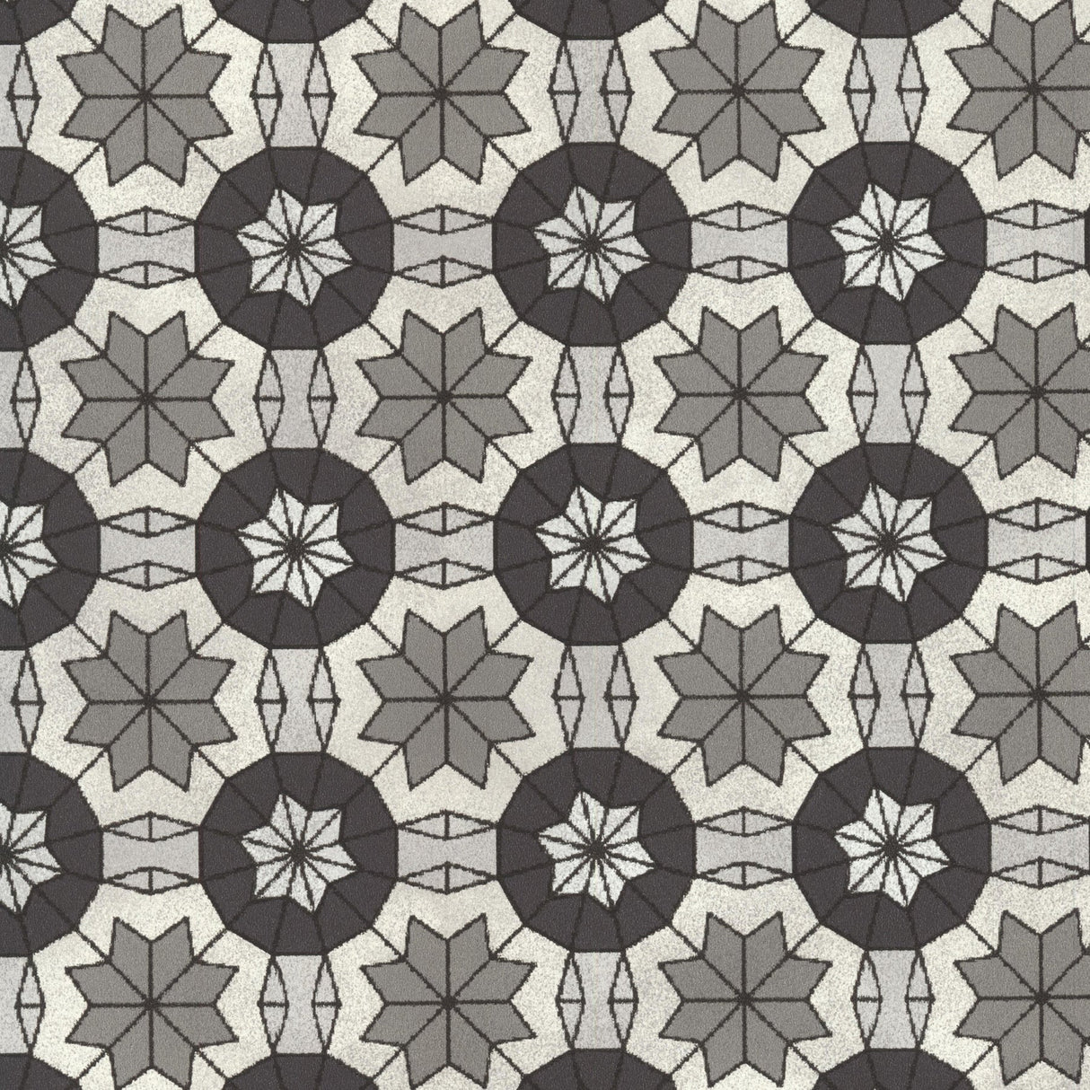 Eijffinger 341774 Marqueterie Grey Mosaic Geometric Wallpaper