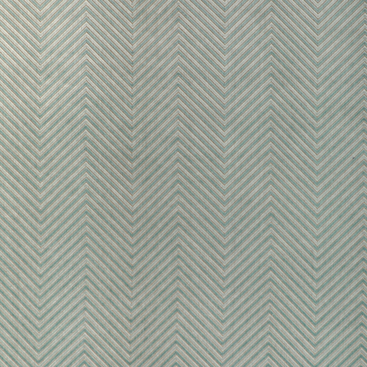 KRAVET BASICS 34272.35.0 ZIGANDZAG AQUA Fabric - Eade's Wallpaper