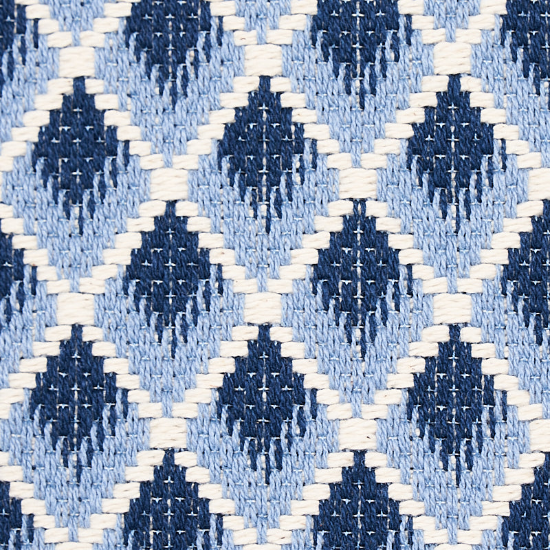 Schumacher 3434005 HAMMERICK DIAMOND in BLUE Fabric - ESSENT