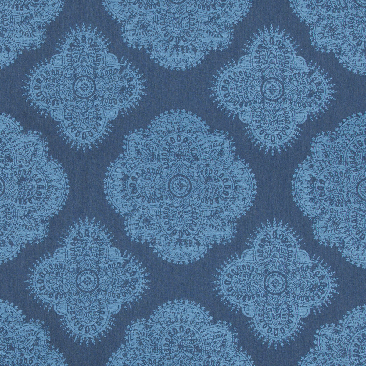 KRAVET DESIGN 34542.50.0 BENDI INDIGO Fabric - Eade's Wallpaper
