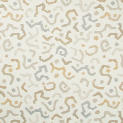 KRAVET DESIGN 34884.1614.0 MAHE PEBBLE Fabric - Eade's Wallpaper