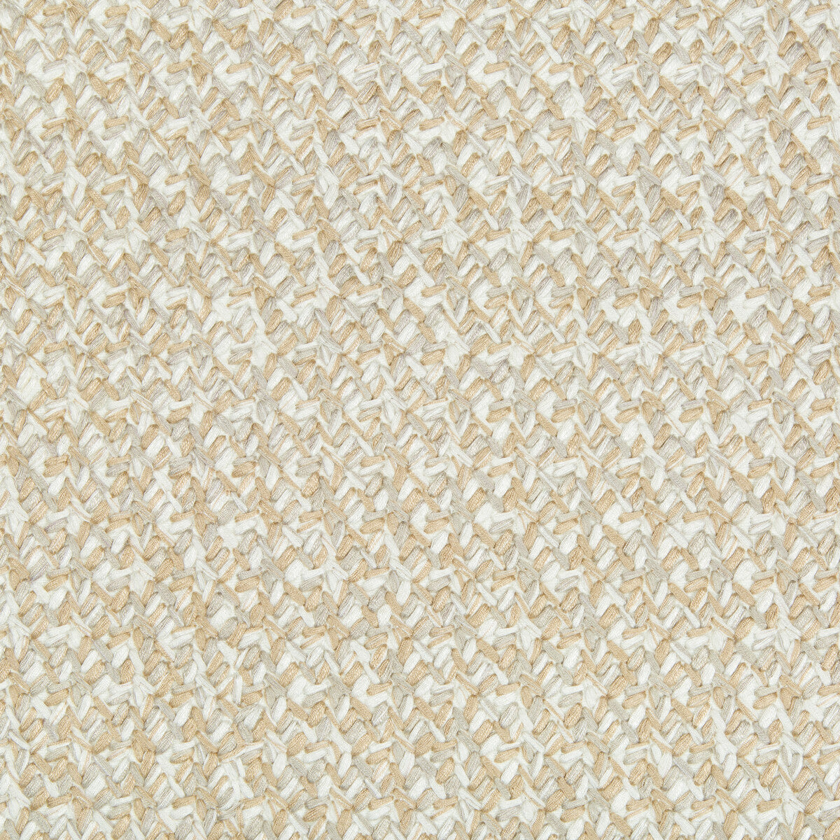 KRAVET COUTURE 34921.16.0 LACING CASHEW Fabric - Eade's Wallpaper