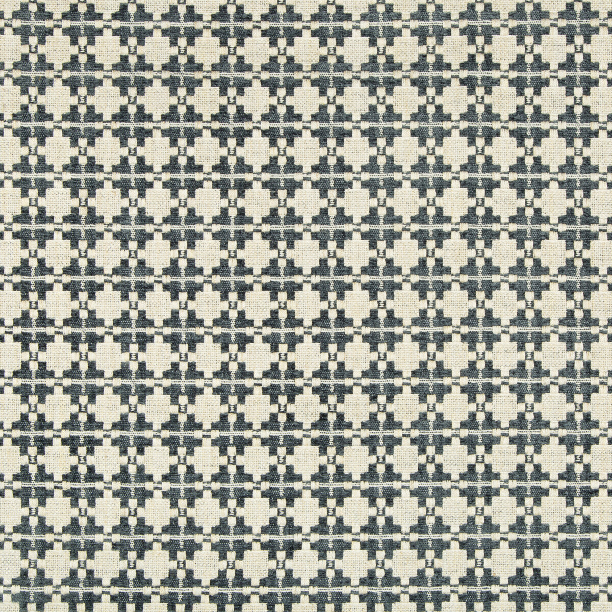 KRAVET COUTURE 34962.516.0 BACK IN STYLE STEEL Fabric - Eade's Wallpaper
