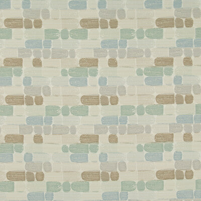 KRAVET CONTRACT 35088.1516.0 FINGERPAINT MINERAL Fabric - Eade's Wallpaper