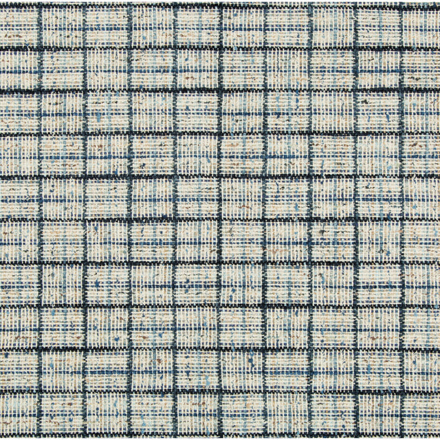 KRAVET COUTURE 35188.1516.0 WENTHWORTH CHECK MARINE Fabric - Eade's Wallpaper