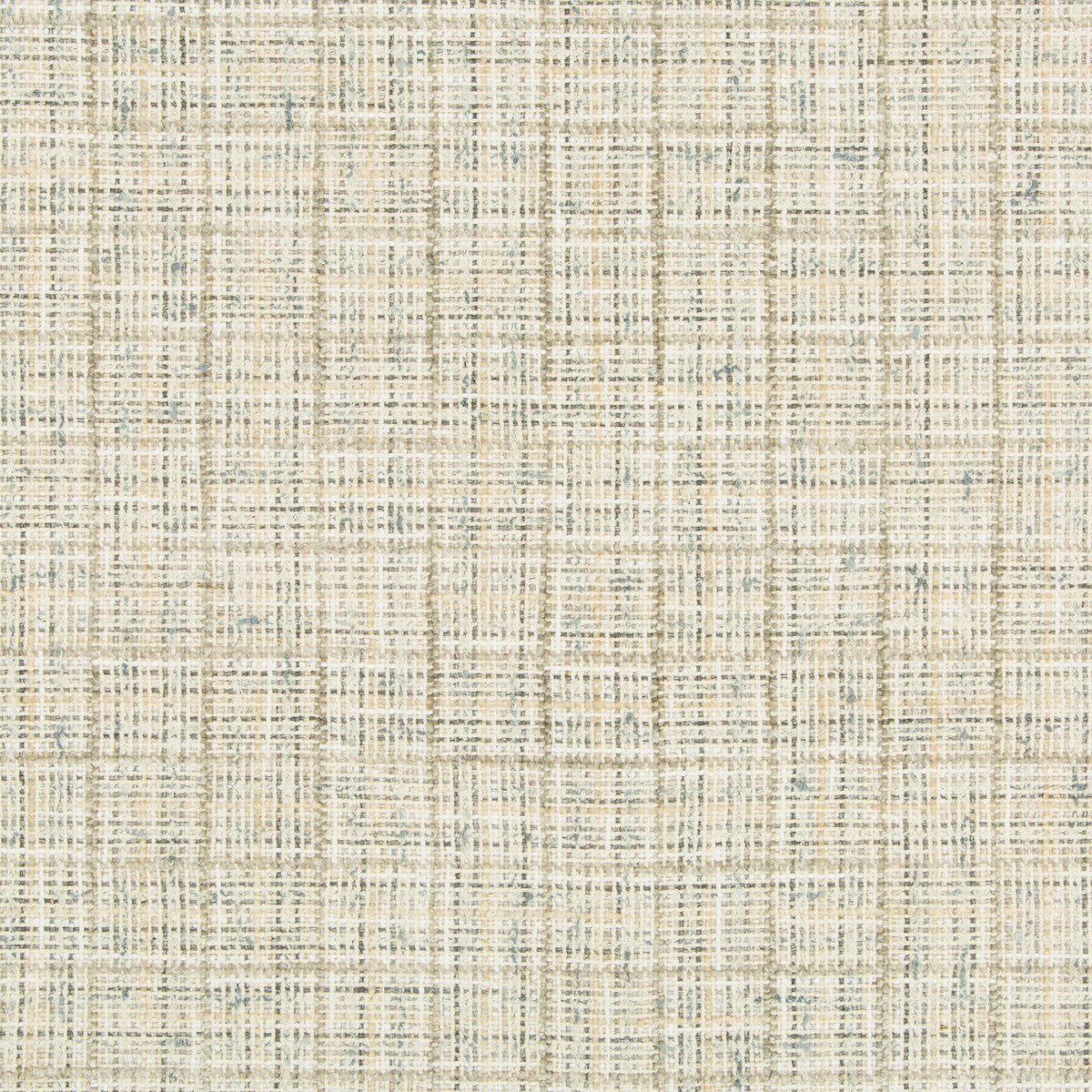 KRAVET COUTURE 35188.1611.0 WENTHWORTH CHECK ALABASTER Fabric - Eade's Wallpaper