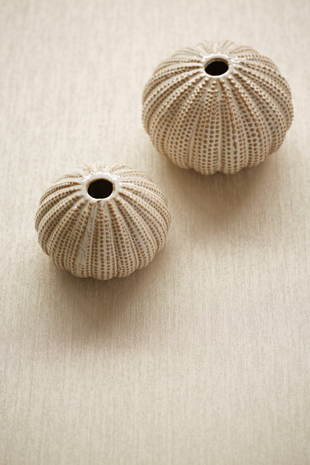 Eijffinger 352160 McQueen Beige Silk Stripe Wallpaper