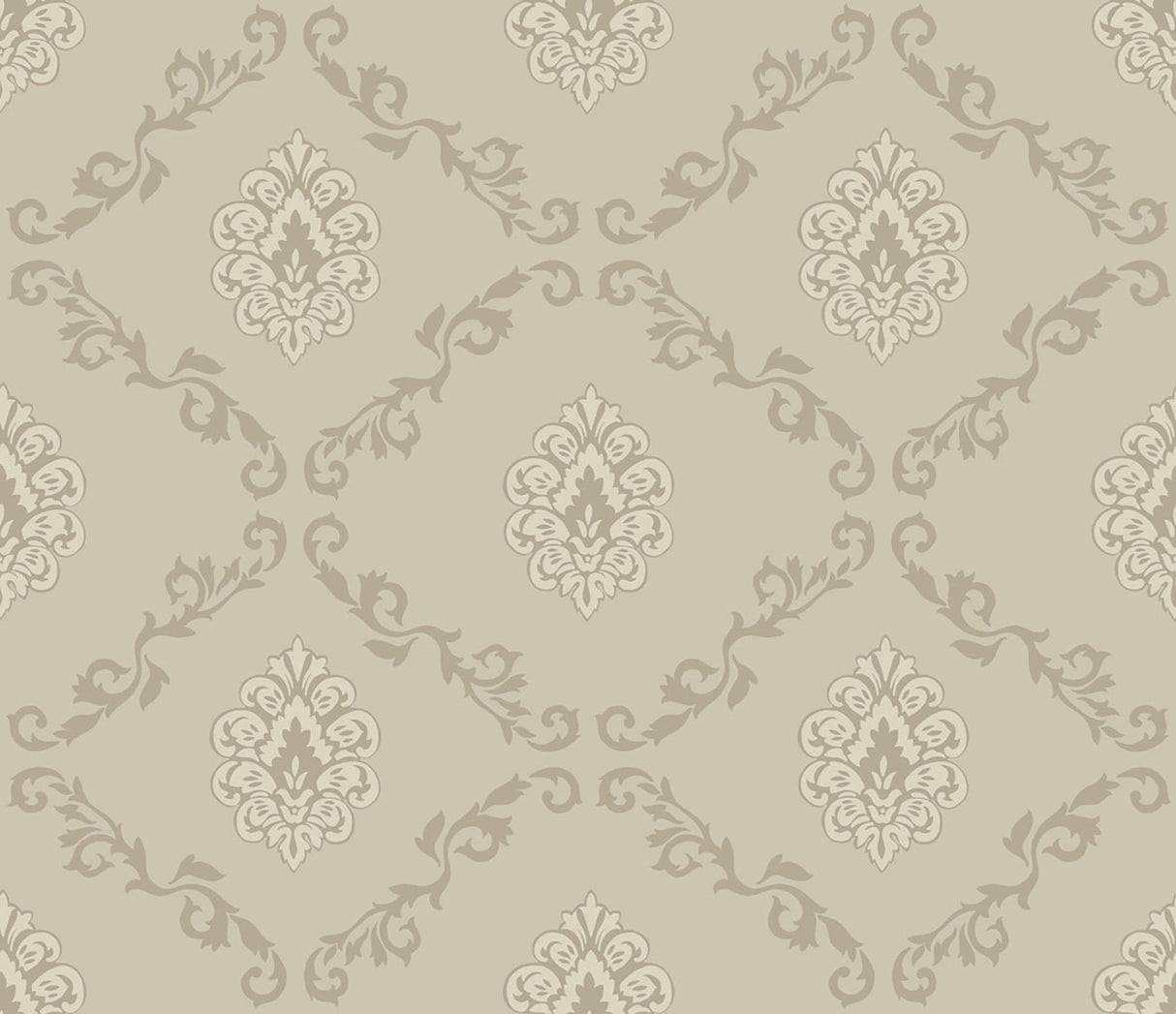 Eijffinger 353002 Acharnes Taupe Damasks