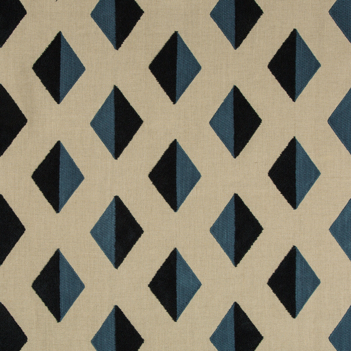 KRAVET DESIGN 35389.516.0 BARROCO BOUCLE DENIM Fabric - Eade's Wallpaper