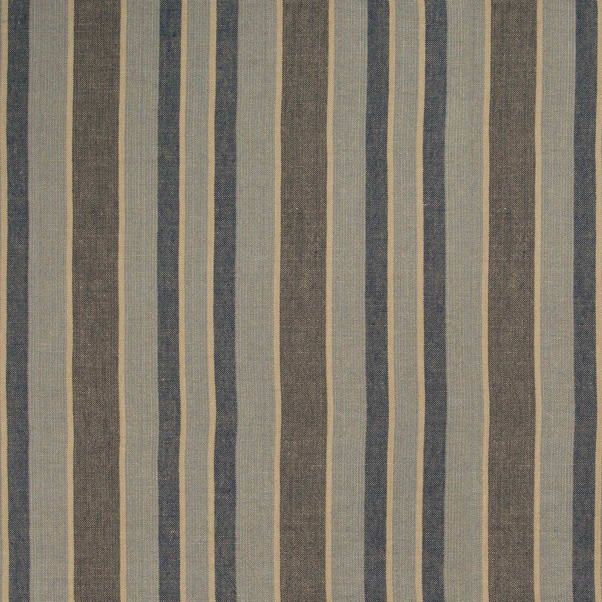 KRAVET DESIGN 35399.516.0 BONDI STRIPE DENIM Fabric - Eade's Wallpaper