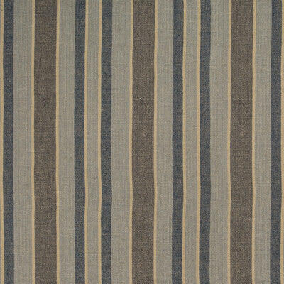 KRAVET DESIGN 35399.516.0 BONDI STRIPE DENIM Fabric - Eade's Wallpaper