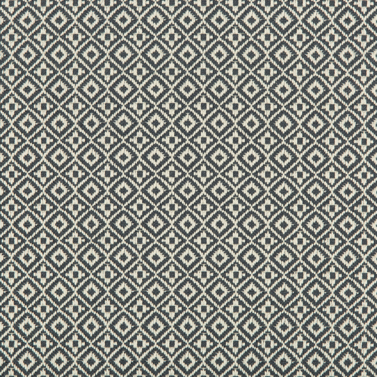KRAVET DESIGN 35403.21.0 ATTRIBUTE GRID DENIM Fabric - Eade's Wallpaper