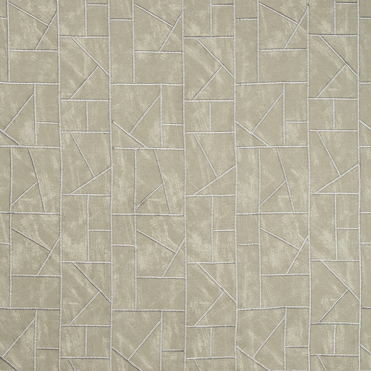 KRAVET COUTURE 35416.11.0 BAMBOO STITCH PLATINUM Fabric - Eade's Wallpaper