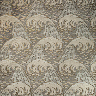 KRAVET COUTURE 35419.411.0 KAIYOU PEWTER Fabric - Eade's Wallpaper