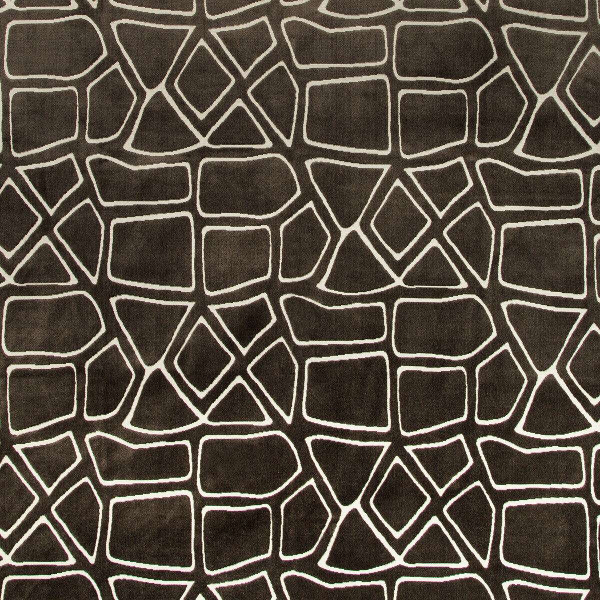 KRAVET DESIGN 35508.66.0 MURAL VELVET JAVA Fabric - Eade's Wallpaper