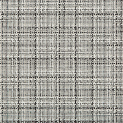 KRAVET BASICS 35537.11.0 CHECKERTON GRAPHITE Fabric - Eade's Wallpaper