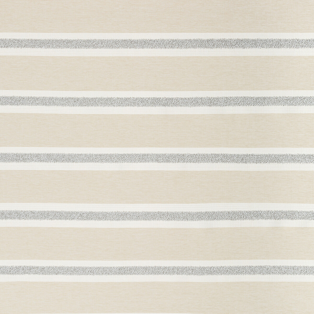 KRAVET COUTURE 35539.1611.0 KNOW THE ROPES PLATINUM Fabric - Eade's Wallpaper