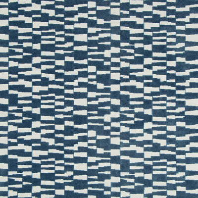 KRAVET BASICS 35544.5.0 MOD VELVET MARINE Fabric - Eade's Wallpaper