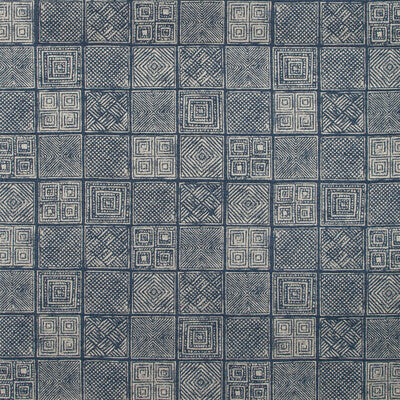 KRAVET COUTURE 35555.5.0 STITCH RESIST ROYAL Fabric - Eade's Wallpaper