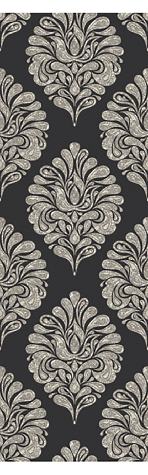 Eiffinger 356203 Magnitude Black Damask Mural