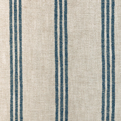 KRAVET COUTURE 35860.516.0 KARPHI STRIPE LAPIS Fabric - Eade's Wallpaper